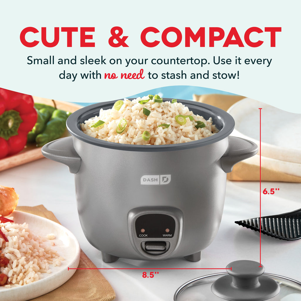Mini Rice Cooker with Keep Warm